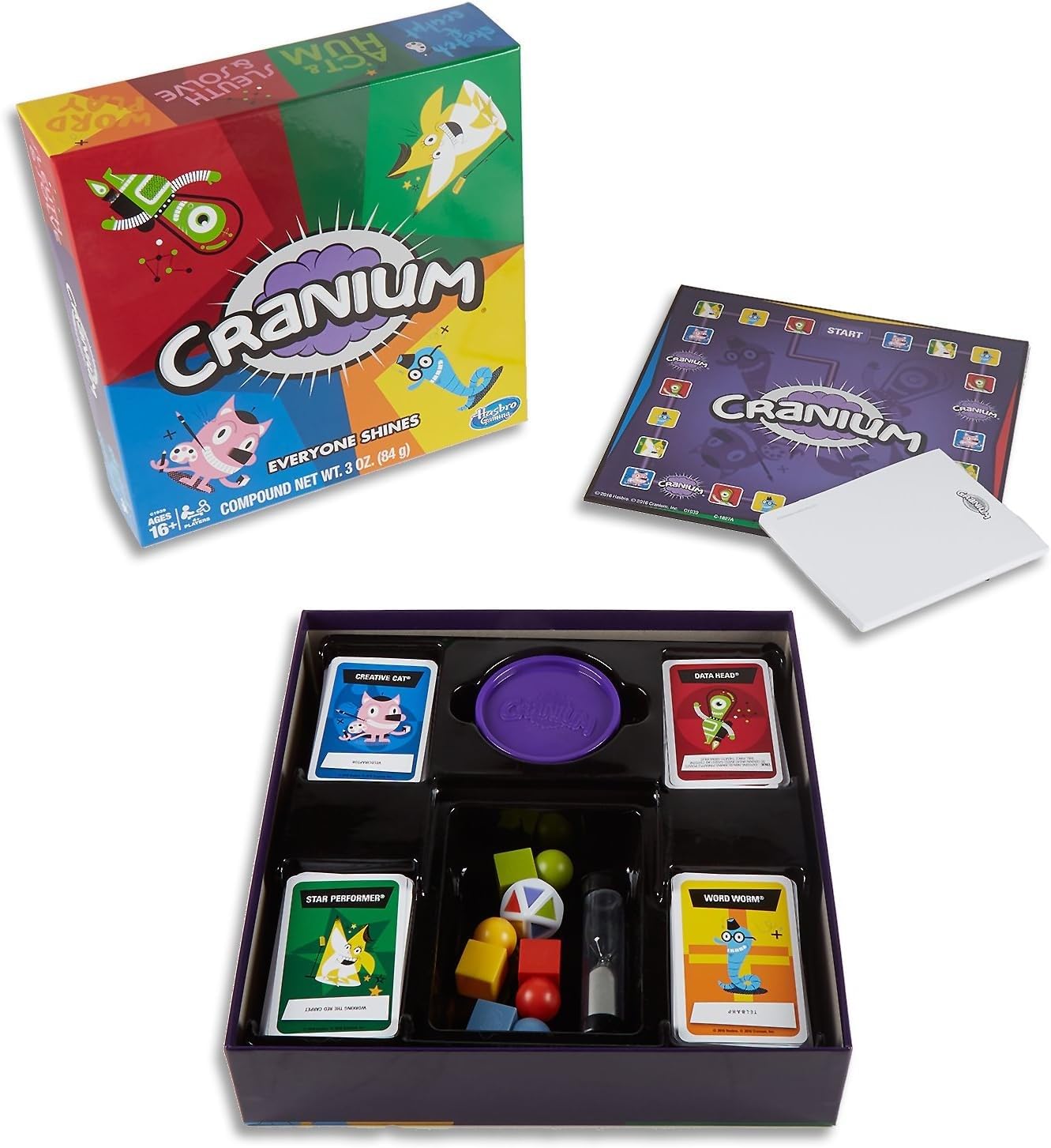 Hasbro Gaming Cranium Game — Team-Based Family Party Board Game