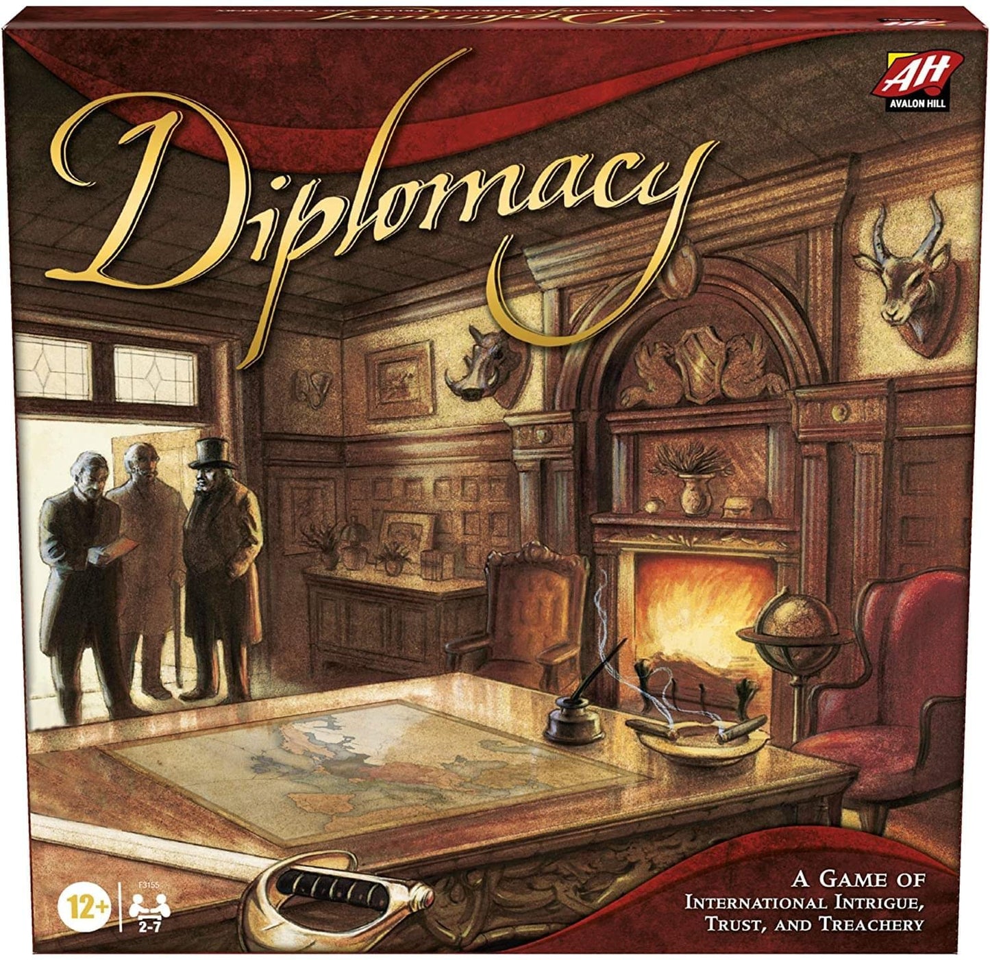 Hasbro Gaming Avalon Hill Diplomacy – Cooperative European Strategy Board Game (2-7 Players, Ages 12+)