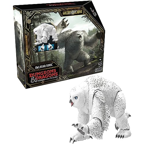 Hasbro Dungeons & Dragons Golden Archive Owlbear/Doric – 6-Inch Collectible Figure