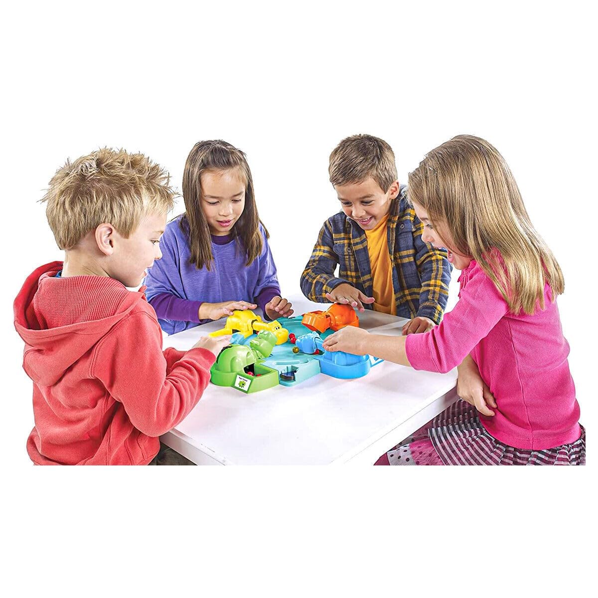 Hasbro Elefun and Friends Hungry Hungry Hippos – Family Marble-Chomping Game