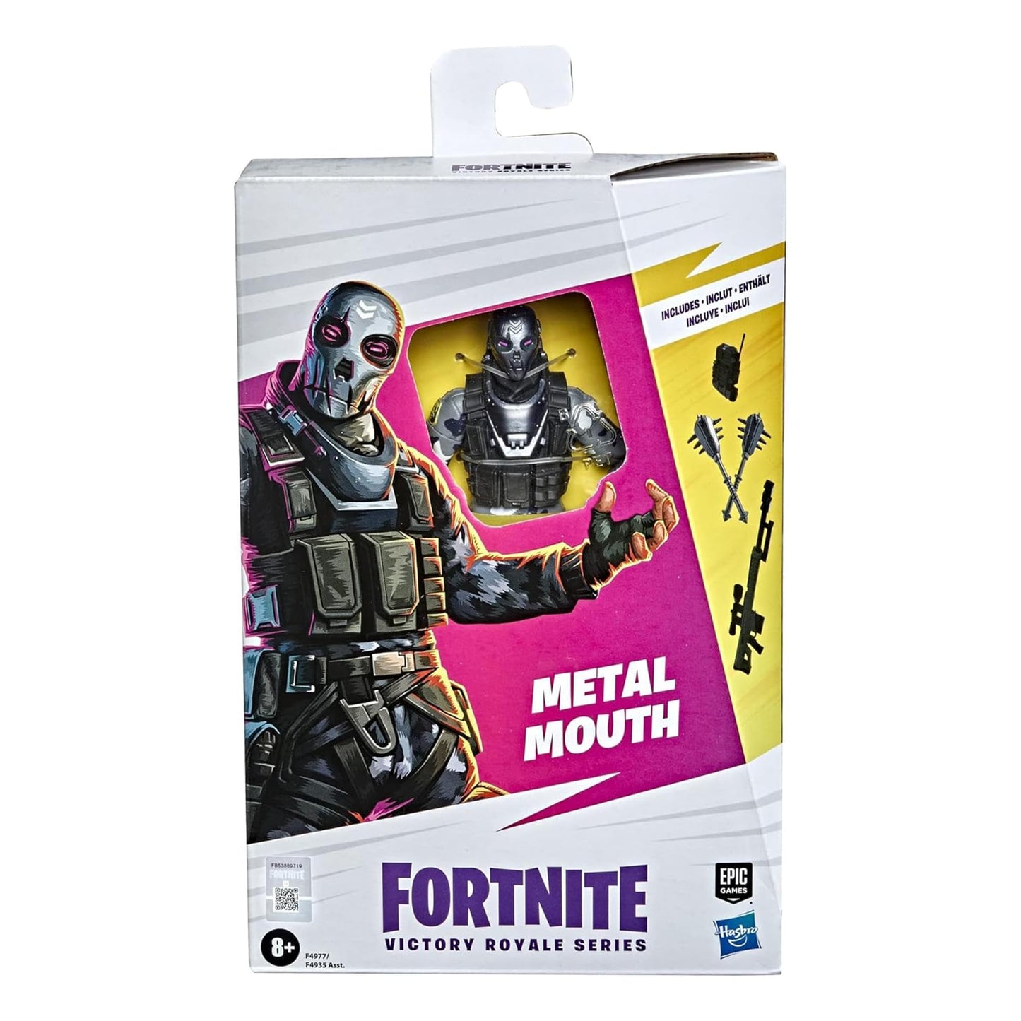 Fortnite Victory Royale Series Metal Mouth Figure – 6-Inch with Accessories | Hasbro