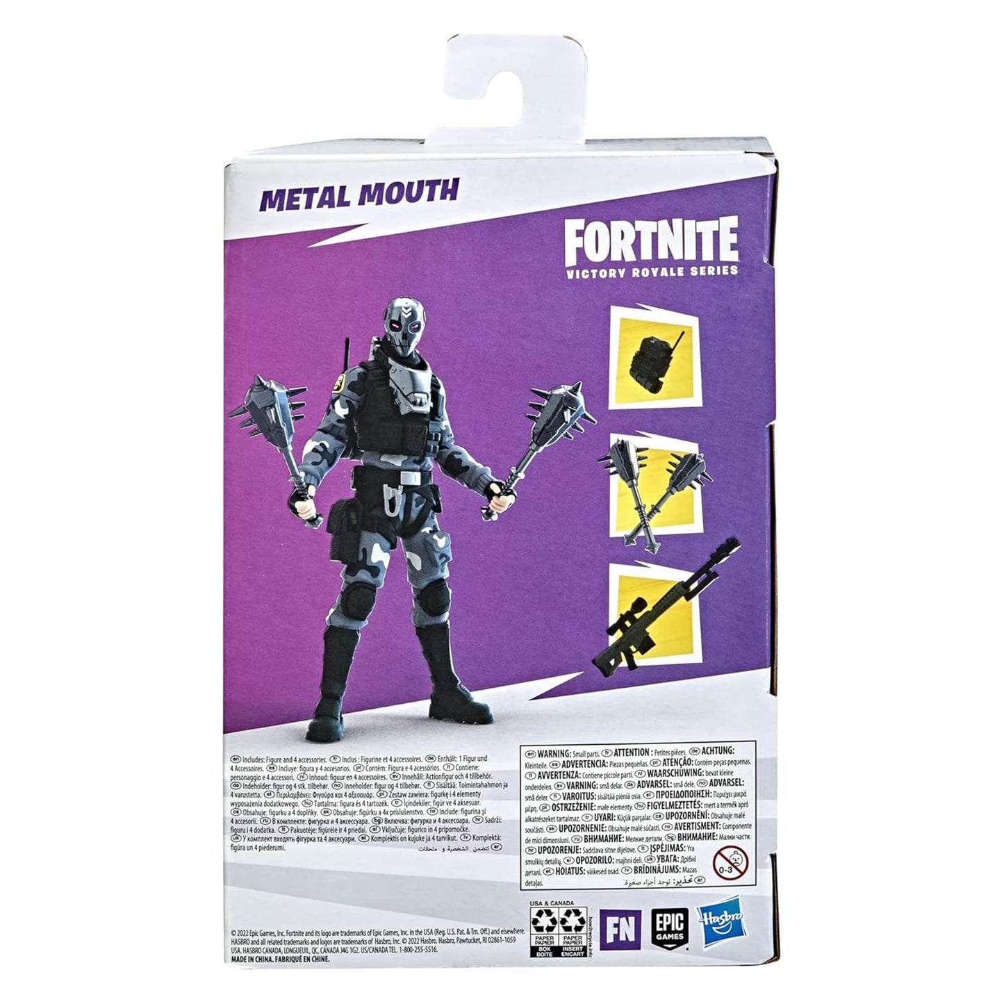 Fortnite Victory Royale Series Metal Mouth Figure – 6-Inch with Accessories | Hasbro