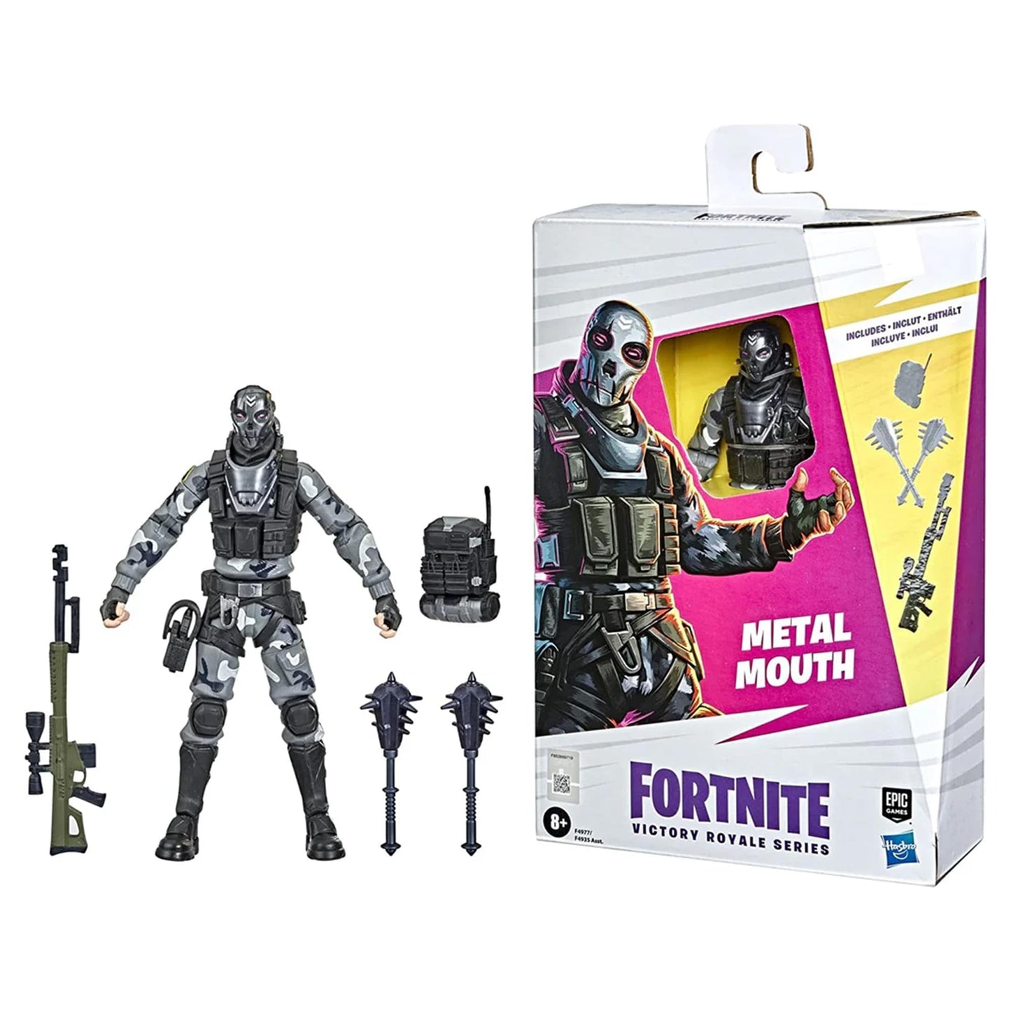 Fortnite Victory Royale Series Metal Mouth Figure – 6-Inch with Accessories | Hasbro