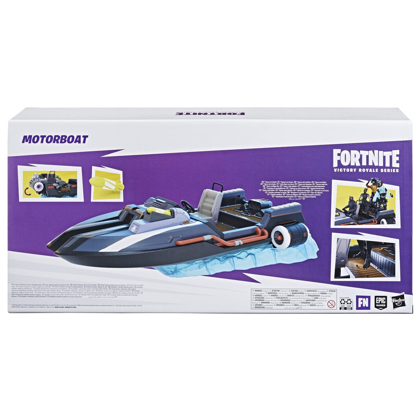 FORTNITE Victory Royale Series Motorboat Deluxe by Hasbro — 19.6-inch Collectible Vehicle