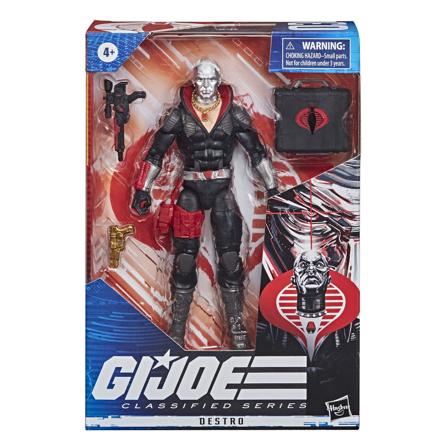 Hasbro G.I. Joe Classified Series Destro Action Figure – 6-Inch Premium Toy with Custom Art Packaging