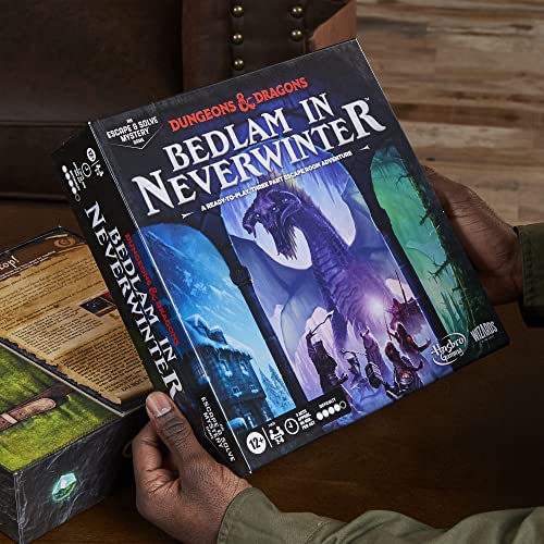 Hasbro Gaming D&D Bedlam in Neverwinter: Escape Room Board Game for 2-6 Players (Ages 12+), Amazon Exclusive