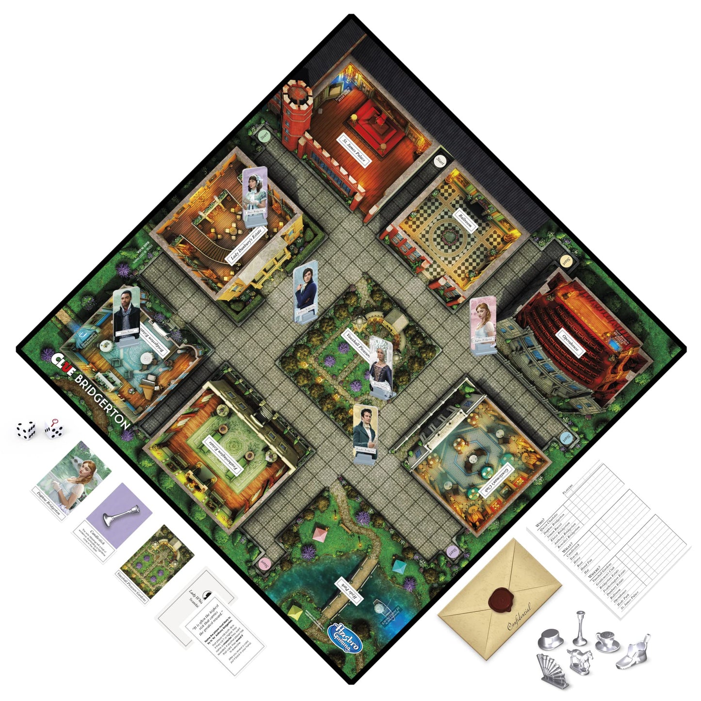 Hasbro Gaming Clue: Bridgerton Edition – 3-6 Players, Ages 17+
