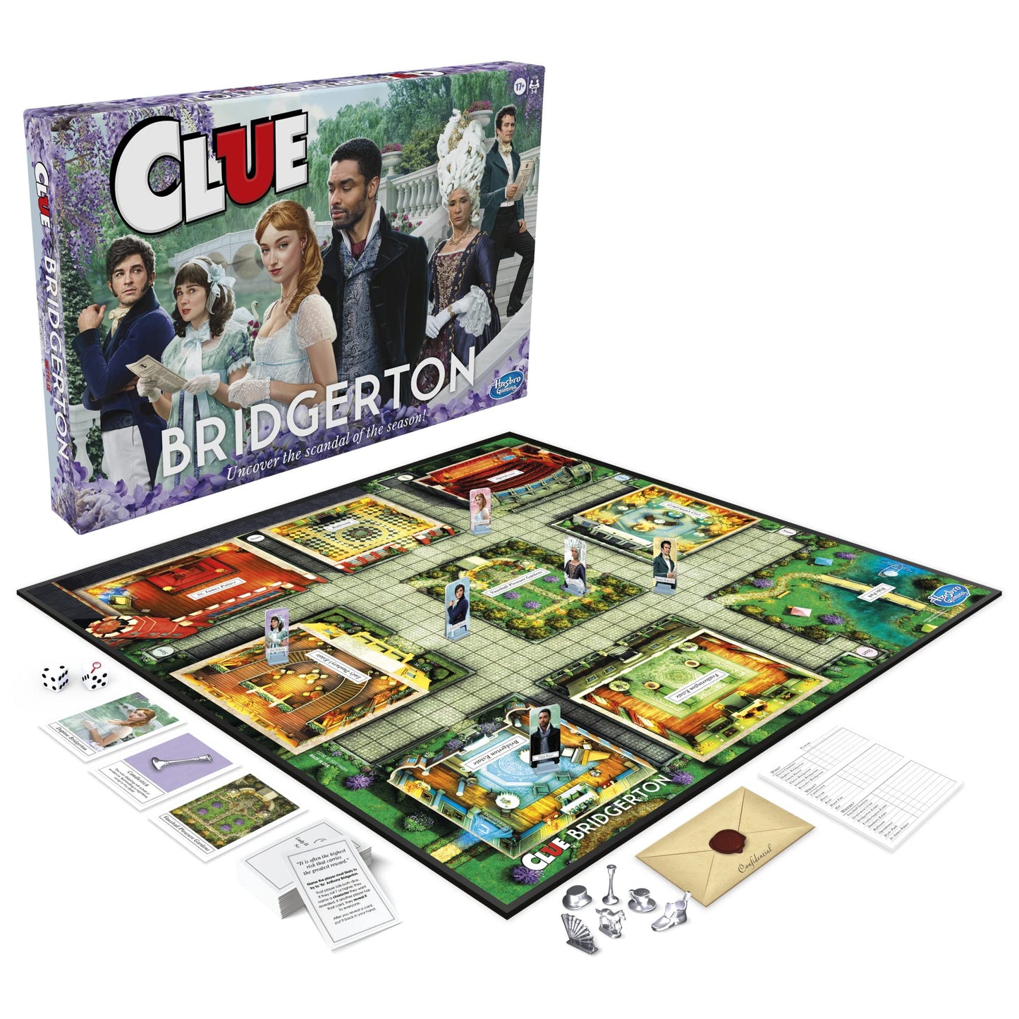 Hasbro Gaming Clue: Bridgerton Edition – 3-6 Players, Ages 17+