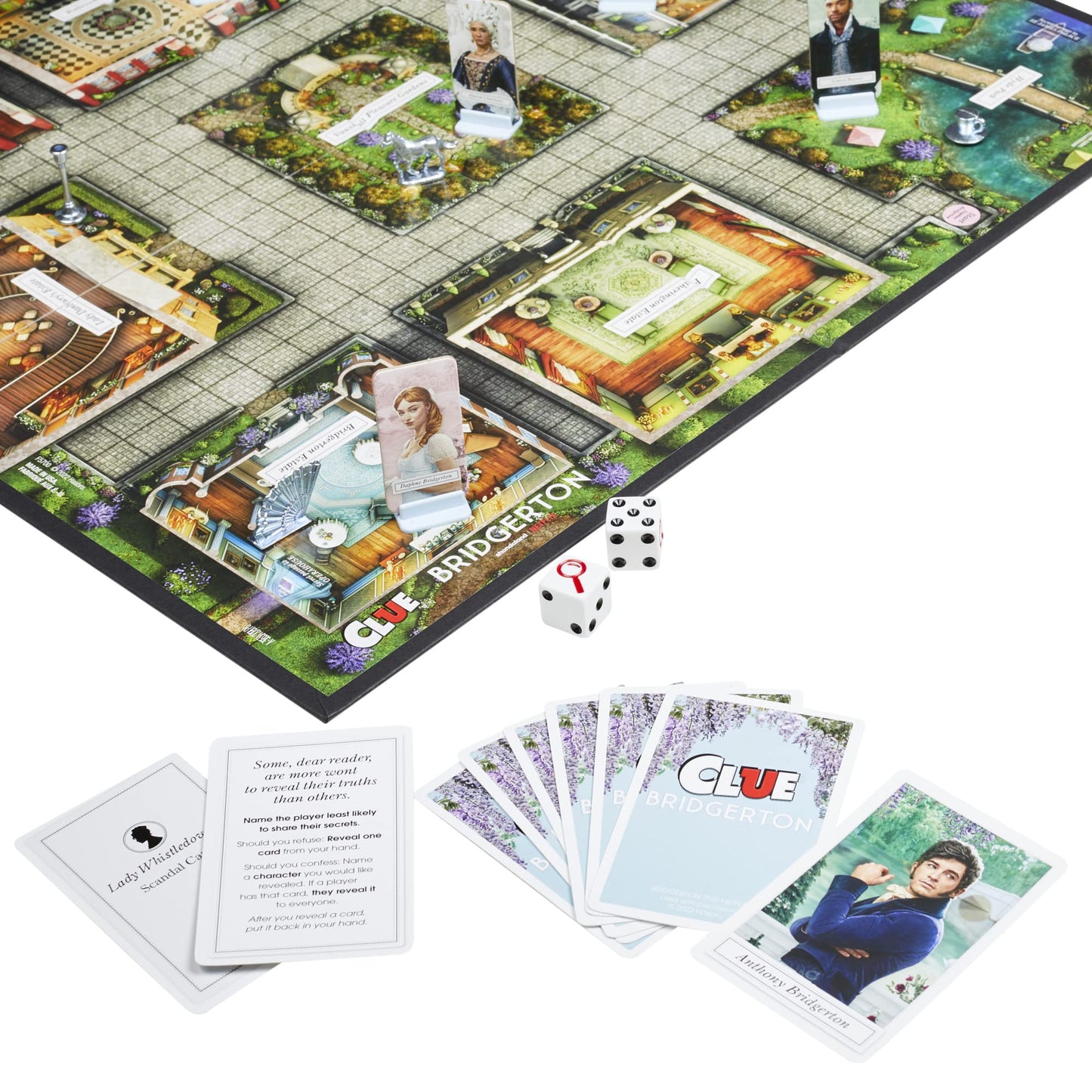 Hasbro Gaming Clue: Bridgerton Edition – 3-6 Players, Ages 17+