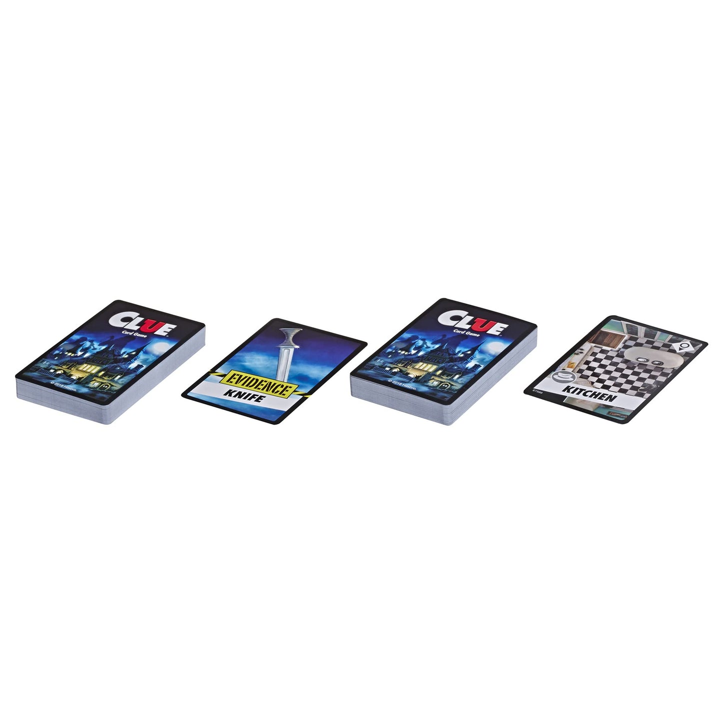Hasbro Gaming Clue Card Game – Fast 3-4 Player Mystery for Ages 8+