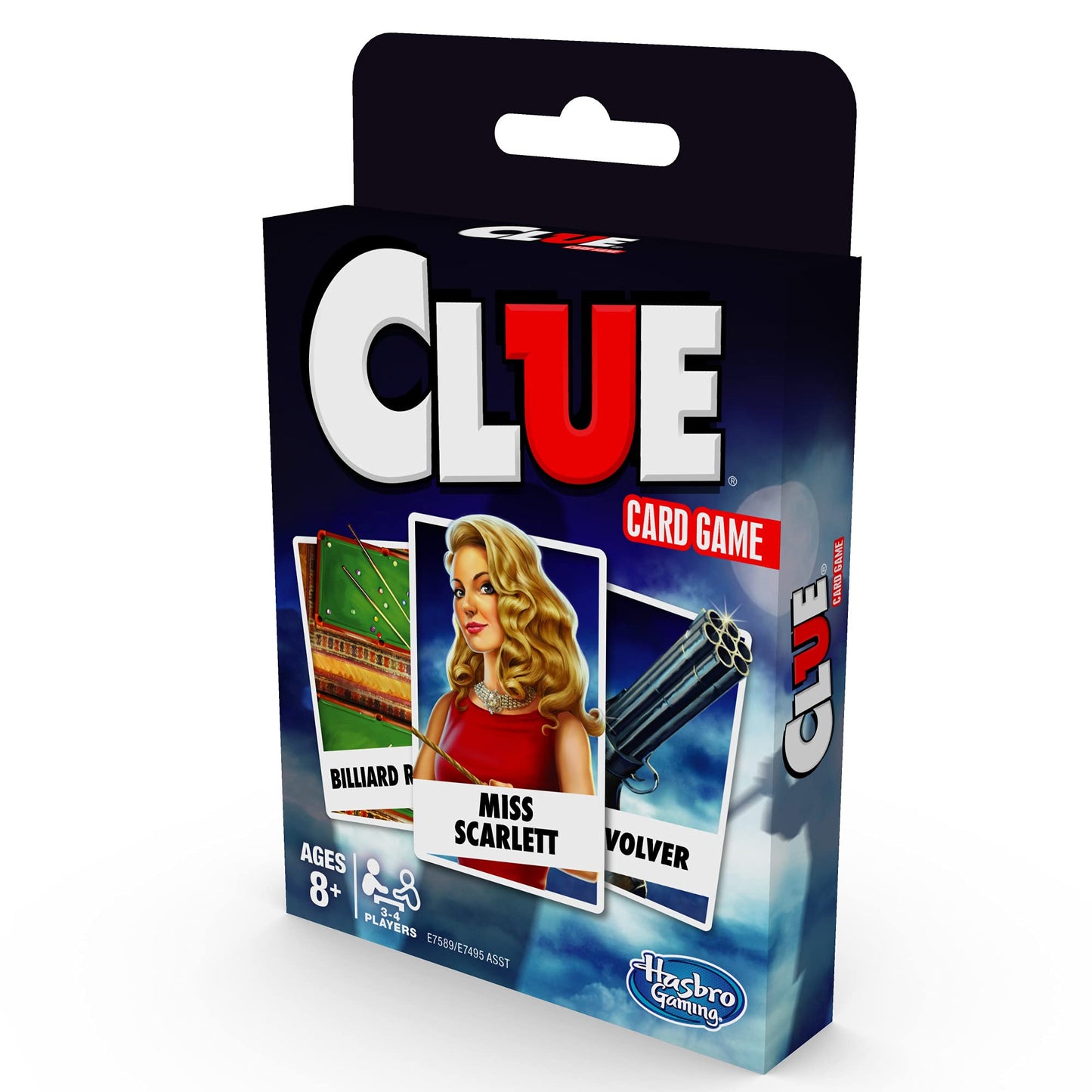 Hasbro Gaming Clue Card Game – Fast 3-4 Player Mystery for Ages 8+