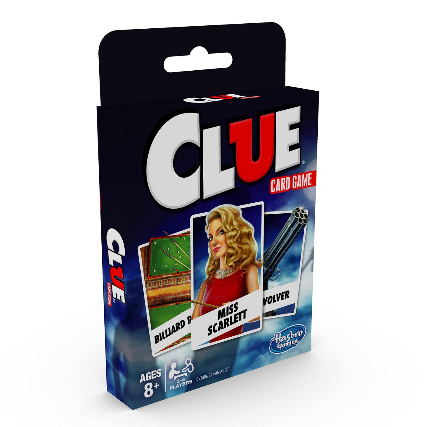 Hasbro Gaming Clue Card Game – Fast 3-4 Player Mystery for Ages 8+