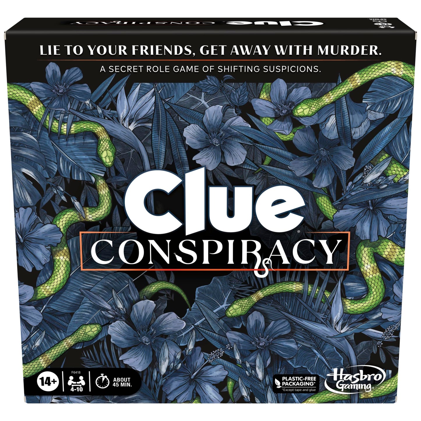Hasbro Gaming Clue Conspiracy Board Game for Adults & Teens – Secret Roles, 4-10 Players, 45-Minute Mystery