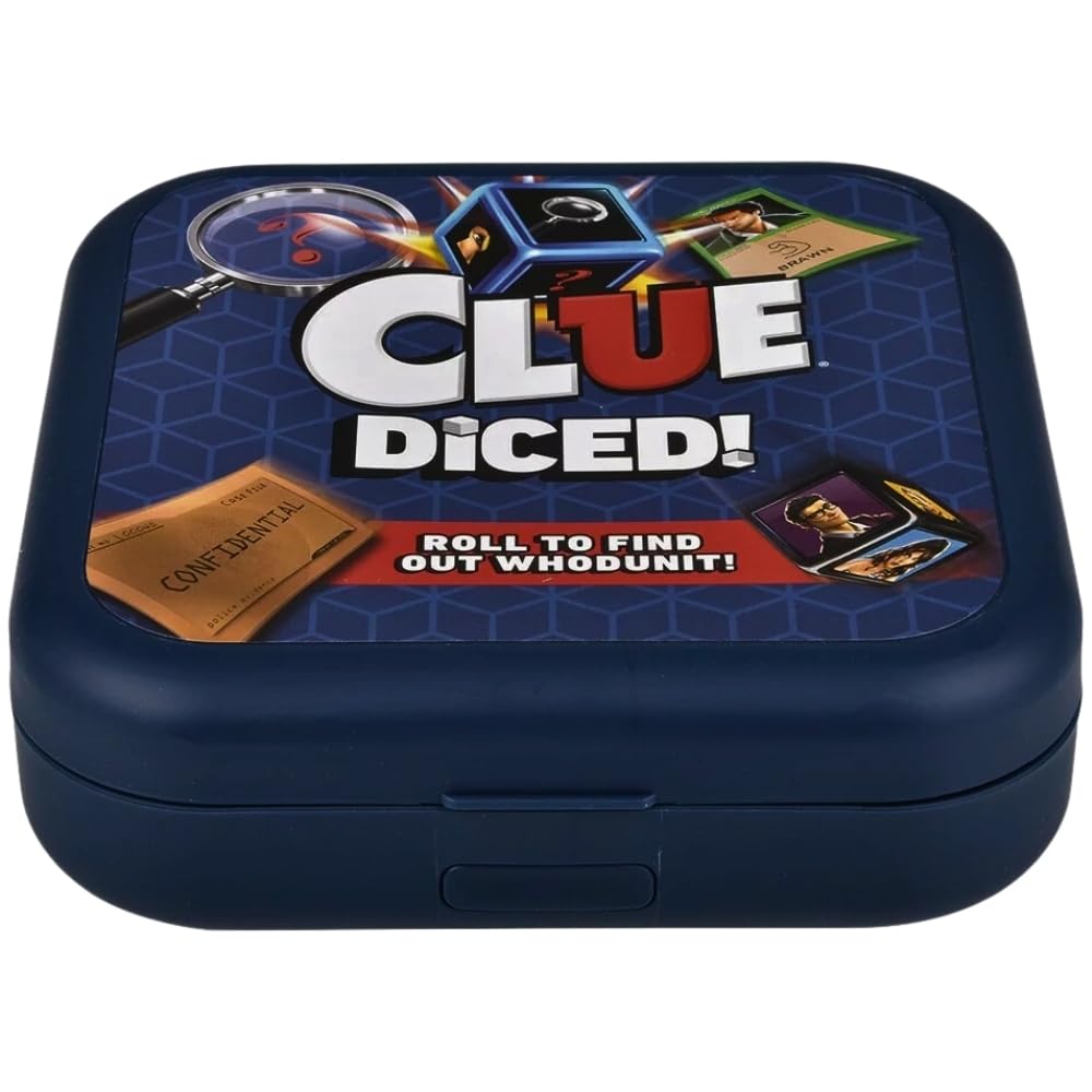 Hasbro Gaming Clue Diced Game — Quick, Portable Family Mystery for Ages 8+