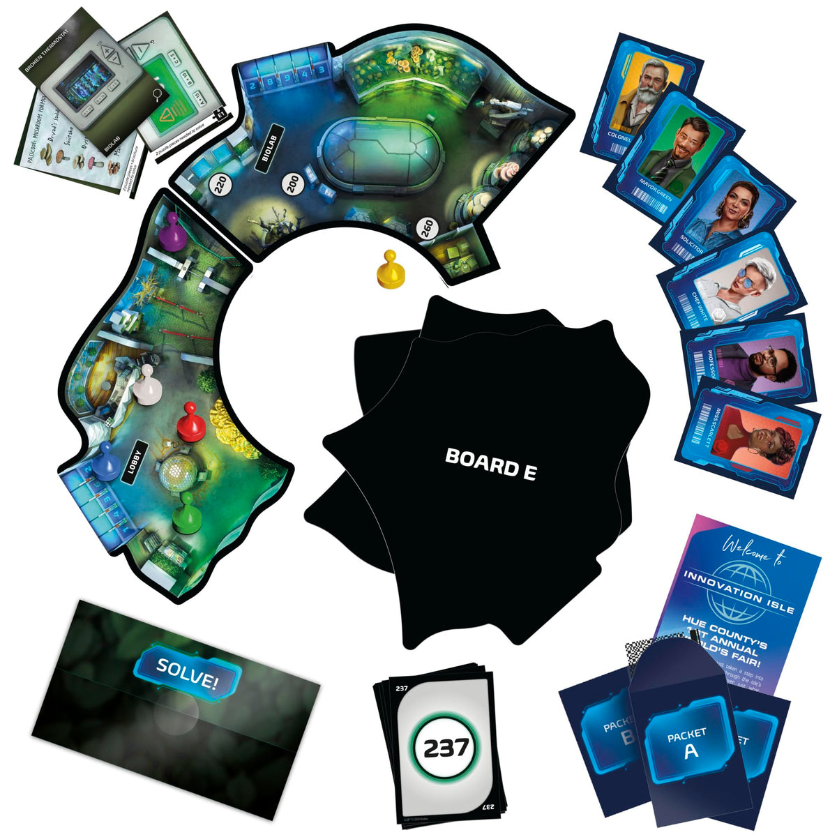 Clue Escape: The World’s Fair – Board Game | Escape Room Mystery for 1-6 Players
