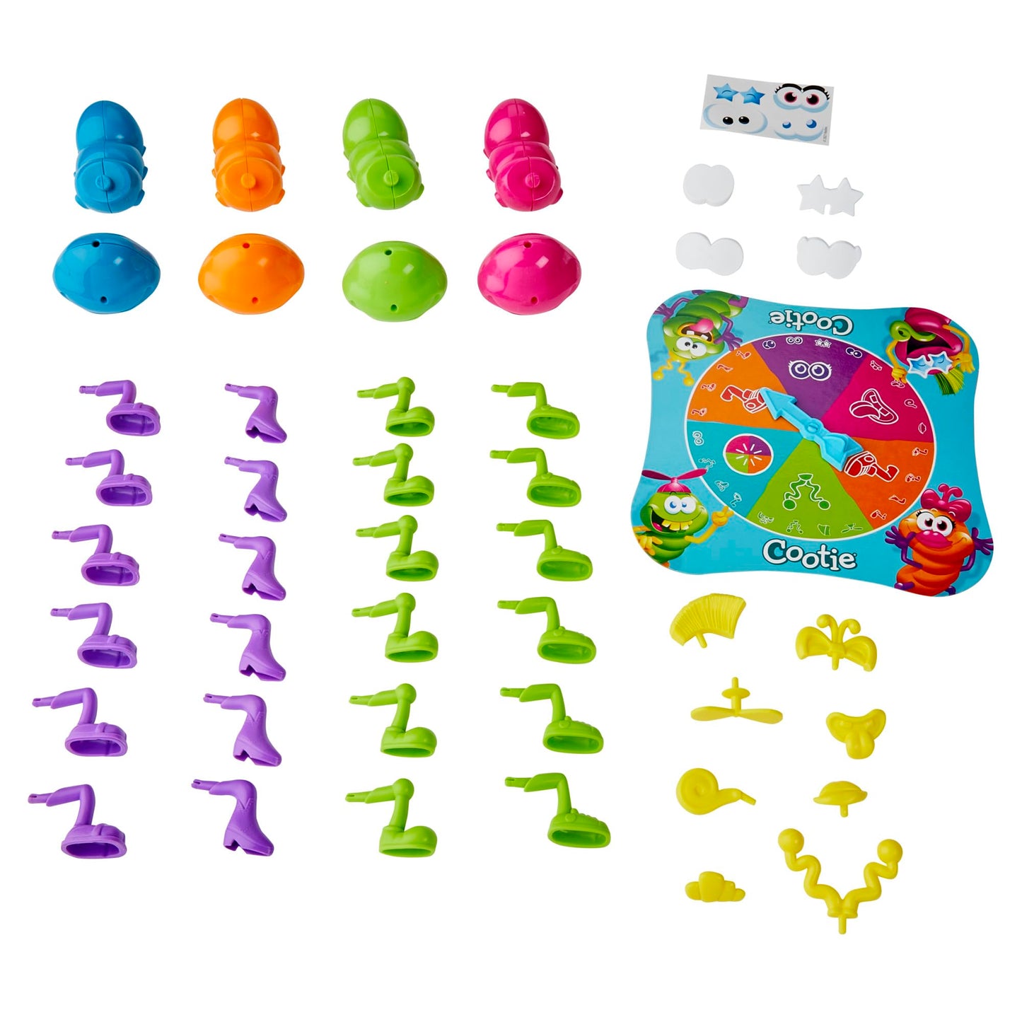 Hasbro Gaming Cootie Bug-Building Game — 2-4 Players, Ages 3+