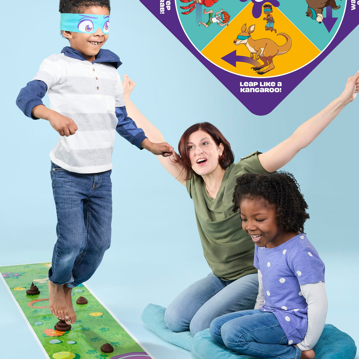 Hasbro Gaming Don't Step in It! – Blindfolded Poop-Dodging Preschool Party Game (Ages 4+)