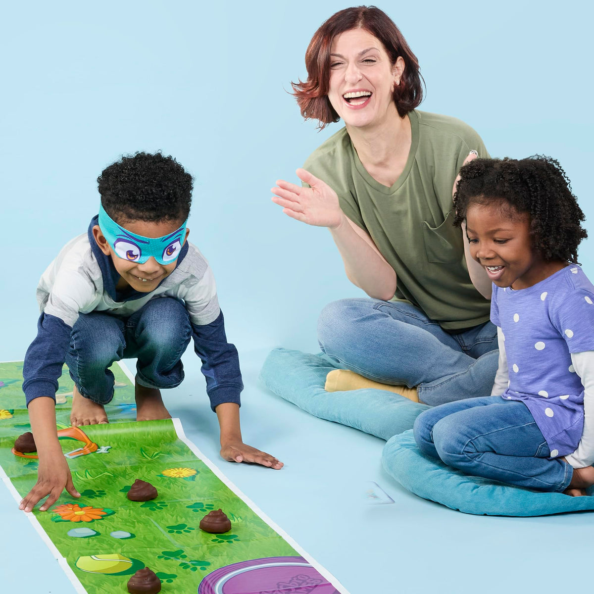 Hasbro Gaming Don't Step in It! – Blindfolded Poop-Dodging Preschool Party Game (Ages 4+)