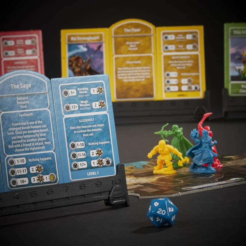 Hasbro Gaming Dungeons & Dragons Adventure Begins | Cooperative Fantasy Board Game for 2-4 Players (Ages 10+)