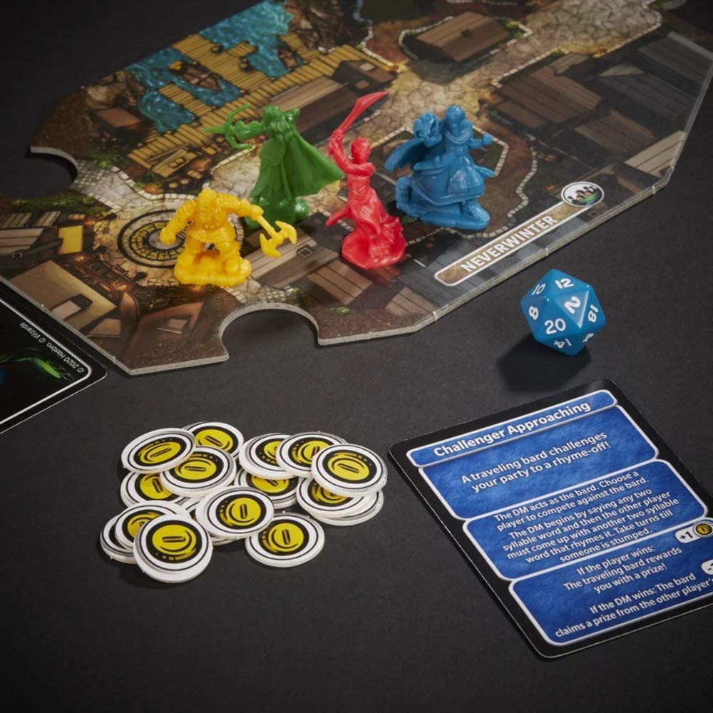 Hasbro Gaming Dungeons & Dragons Adventure Begins | Cooperative Fantasy Board Game for 2-4 Players (Ages 10+)