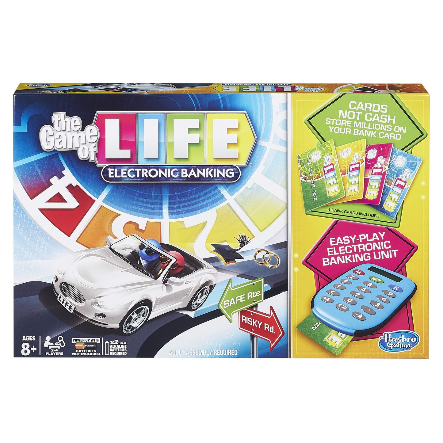 Hasbro Gaming The Game of Life Electronic Banking – Classic Family Board Game