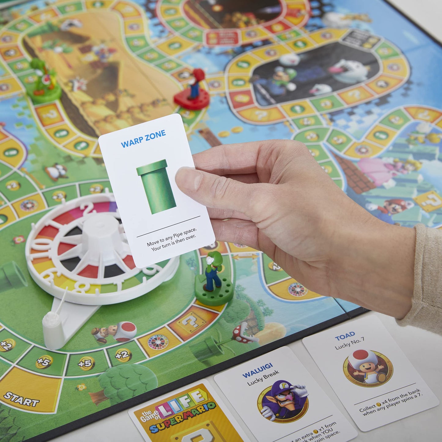 Hasbro Gaming The Game of Life: Super Mario Edition – Family Board Game for Ages 8+ (2-4 Players)