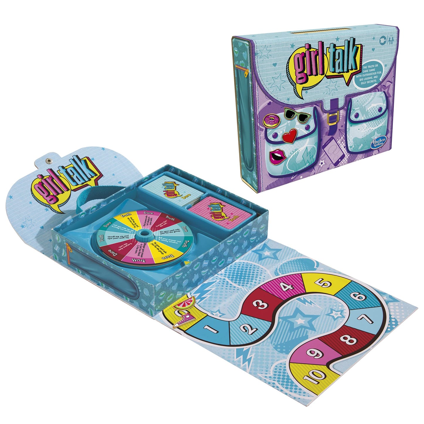 Hasbro Gaming Girl Talk Truth or Dare Board Game for Teens & Tweens — 2-10 Players