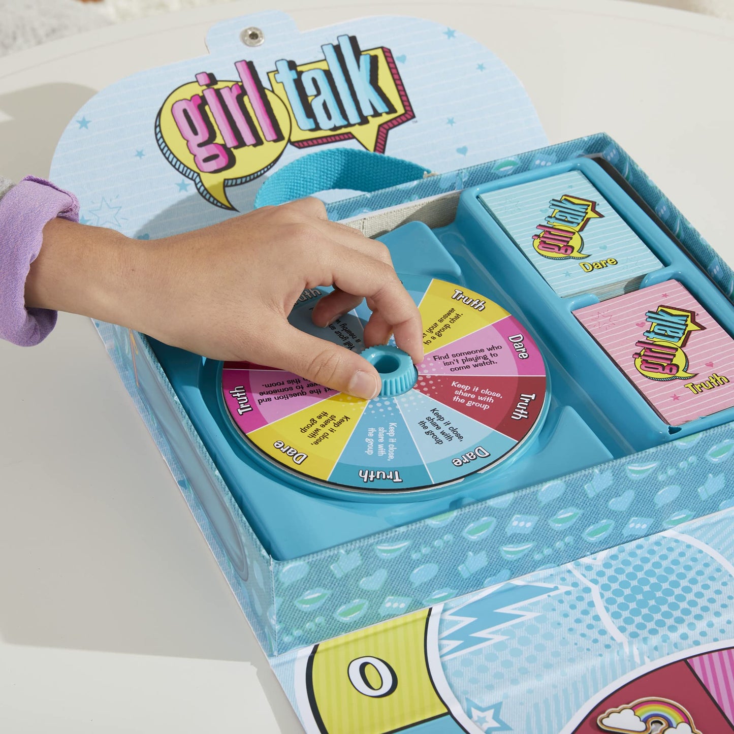 Hasbro Gaming Girl Talk Truth or Dare Board Game for Teens & Tweens — 2-10 Players