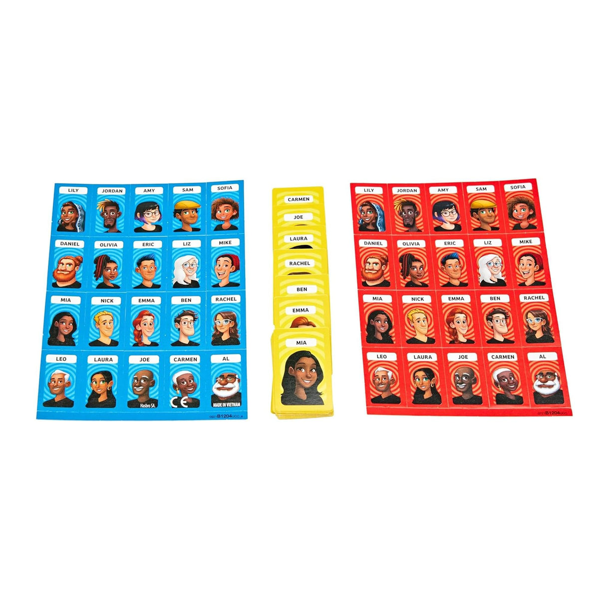 Hasbro Gaming Grab and Go Guess Who Game - Multicoloured, Two Players, On-the-Go