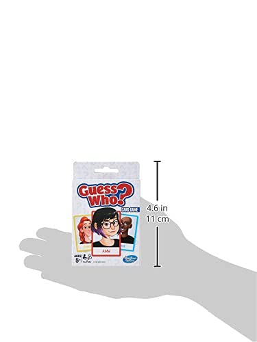 Hasbro Gaming Guess Who? Card Game for Kids — 2 Players, Travel Ready (Ages 5+)