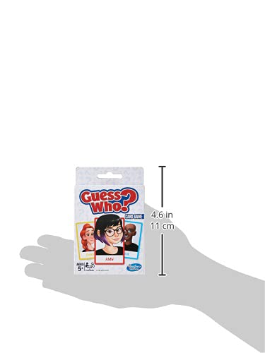 Hasbro Gaming Guess Who? Card Game for Kids — 2 Players, Travel Ready (Ages 5+)