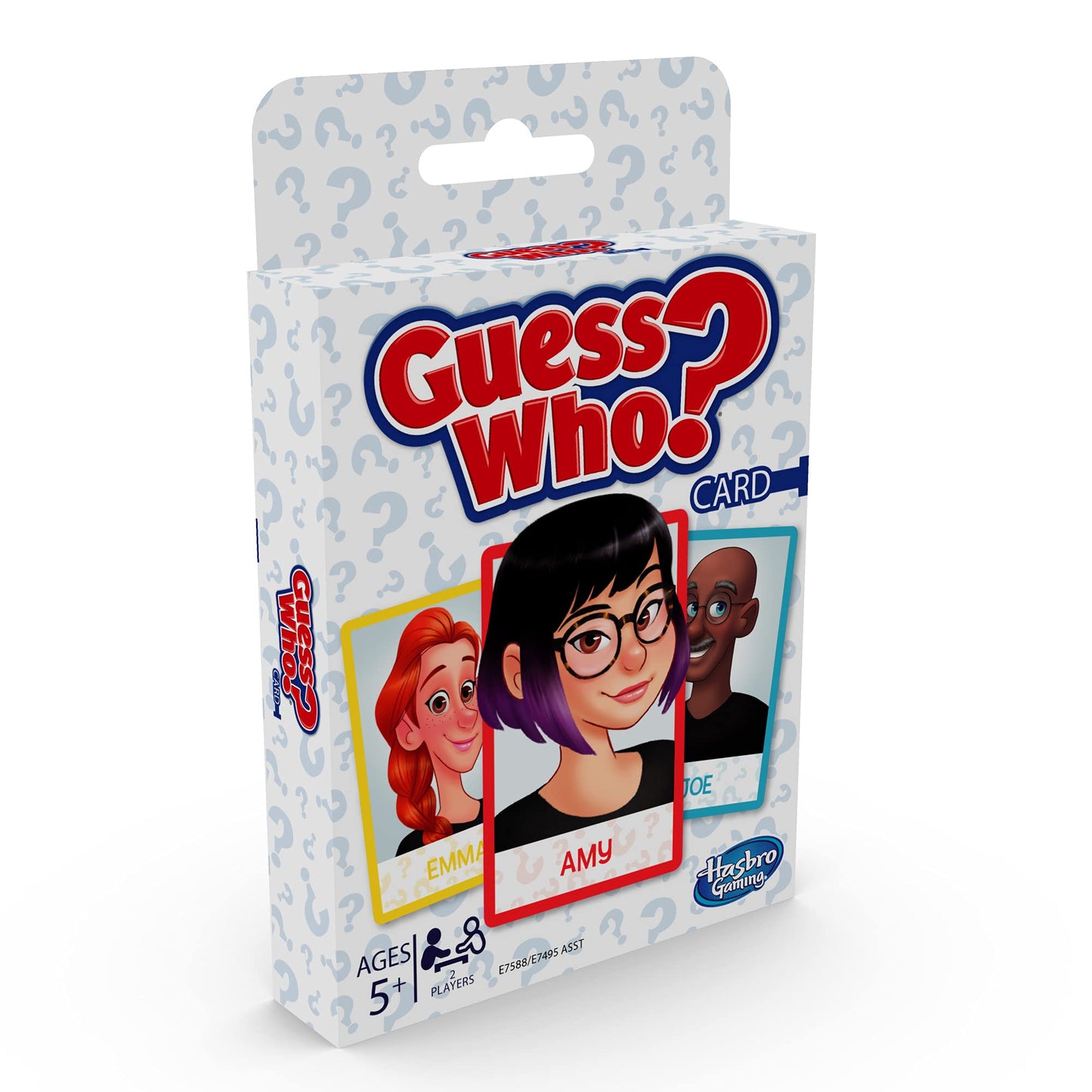 Hasbro Gaming Guess Who? Card Game for Kids — 2 Players, Travel Ready (Ages 5+)