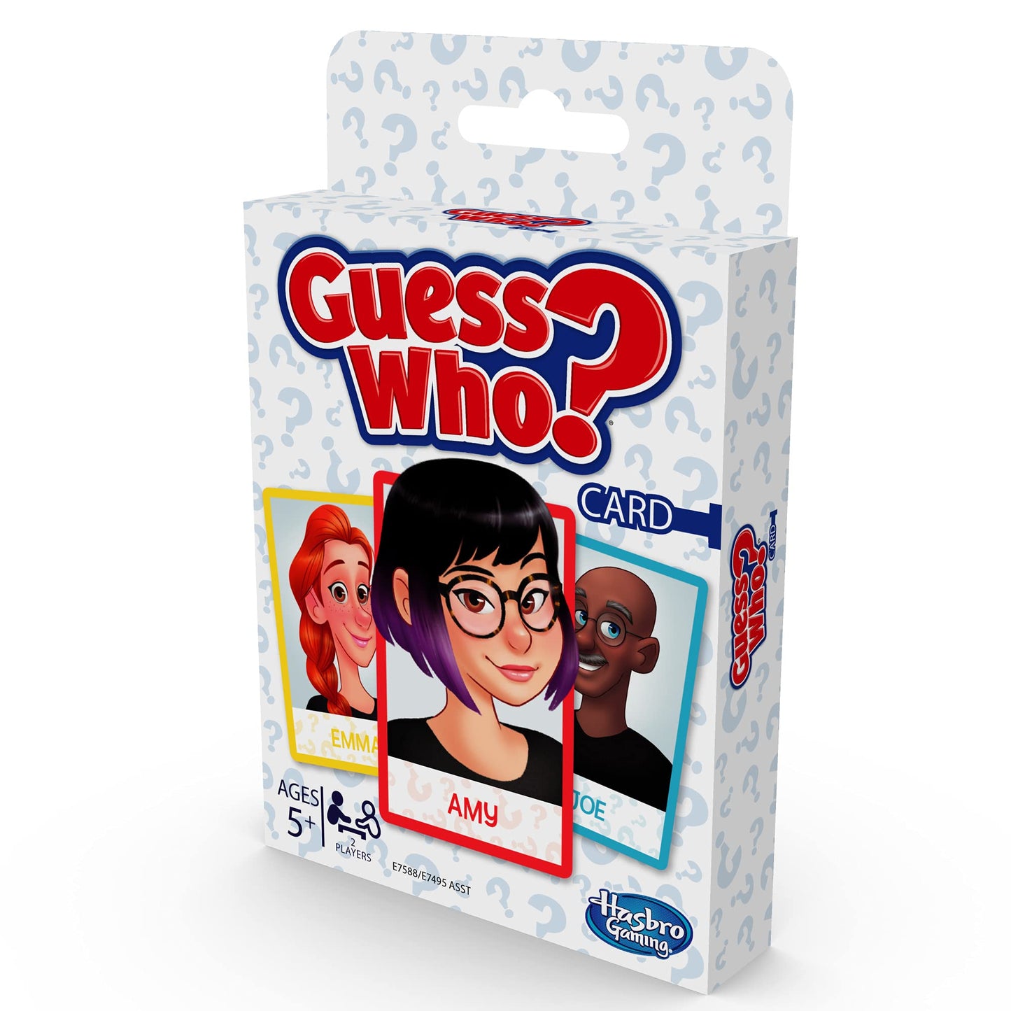 Hasbro Gaming Guess Who? Card Game for Kids — 2 Players, Travel Ready (Ages 5+)