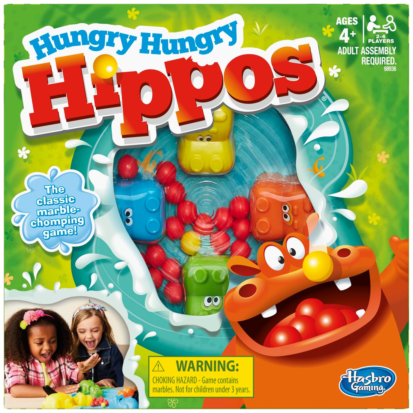Hungry Hungry Hippos – Preschool Board Game for 2-4 Players | Hasbro Gaming