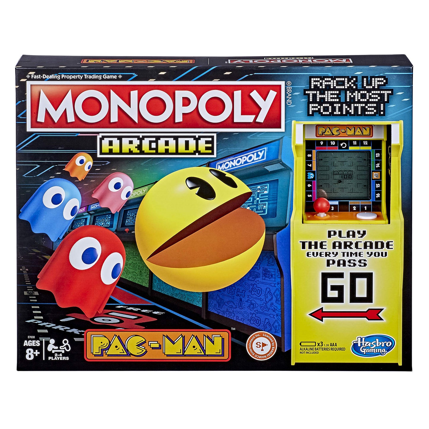 Monopoly Arcade Pac-Man Board Game – Hasbro Gaming for Kids 8+