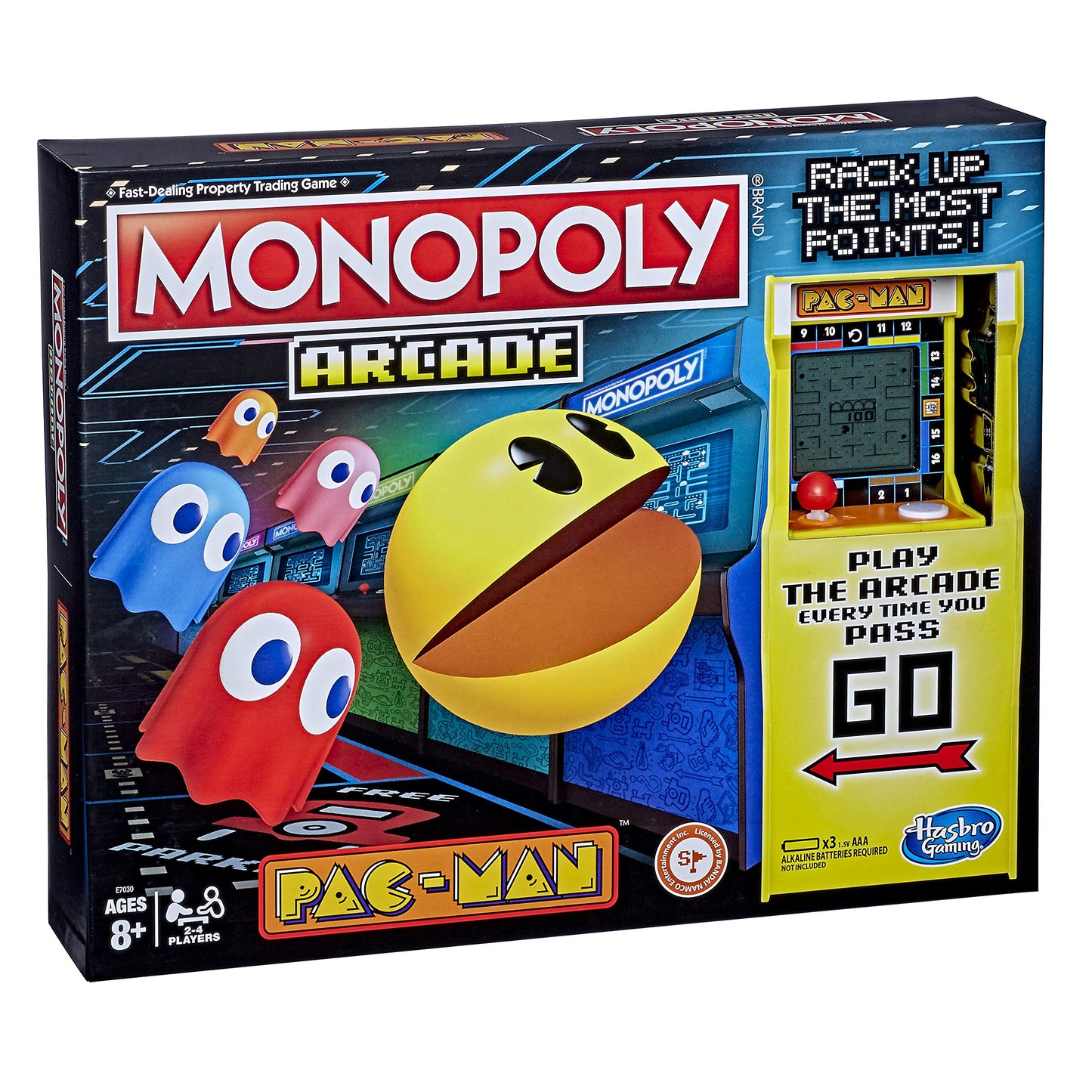 Monopoly Arcade Pac-Man Board Game – Hasbro Gaming for Kids 8+