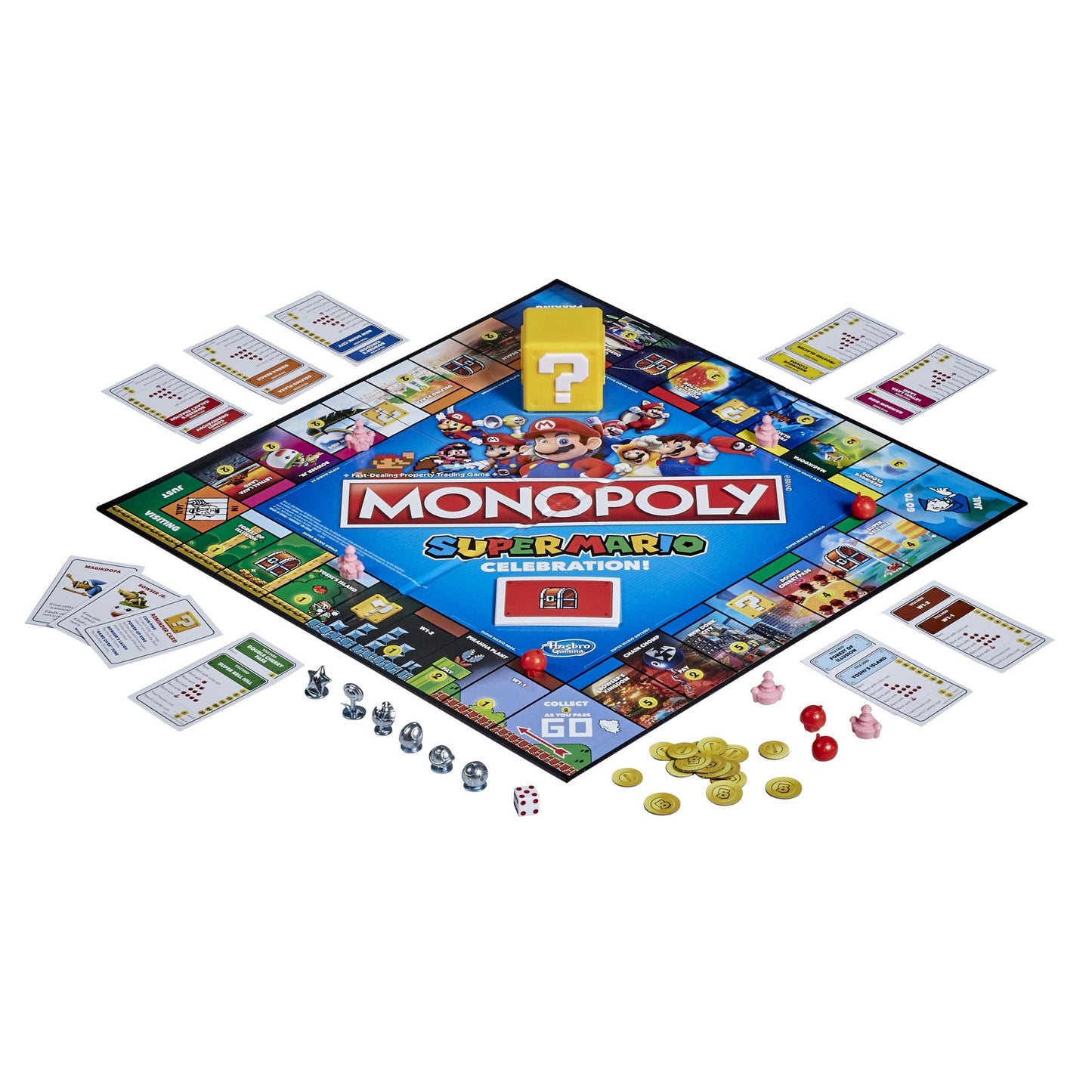 Hasbro Gaming Monopoly Super Mario Celebration Edition | Family Board Game for 4 Players, Ages 8+