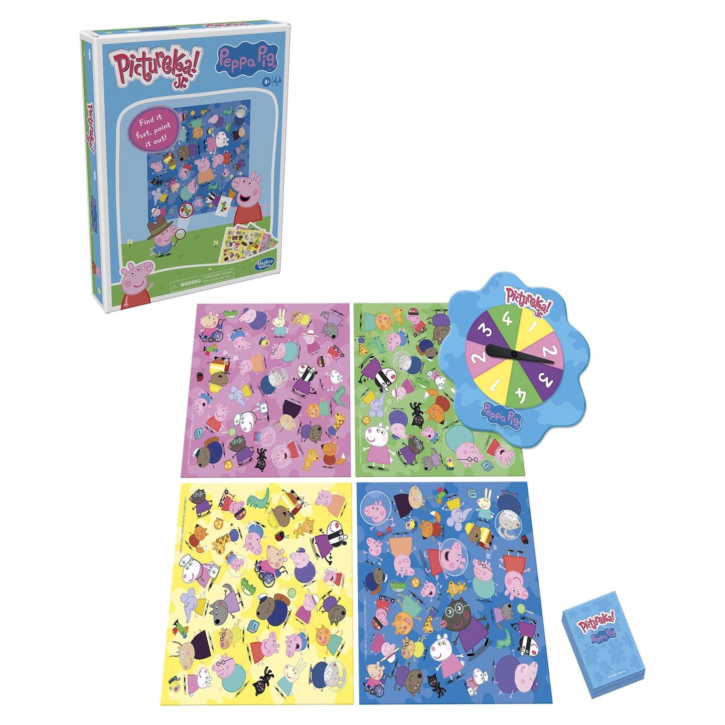 Hasbro Gaming Pictureka! Junior Peppa Pig – Picture Game for Preschoolers 4+ (No Reading Required)