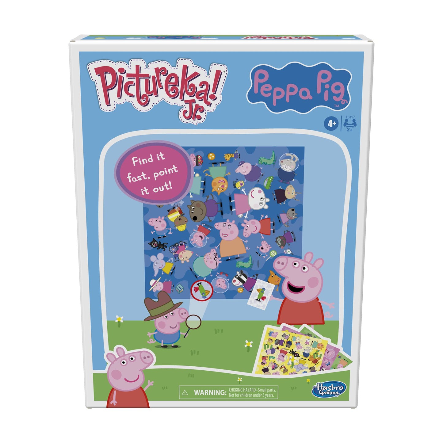 Hasbro Gaming Pictureka! Junior Peppa Pig – Picture Game for Preschoolers 4+ (No Reading Required)