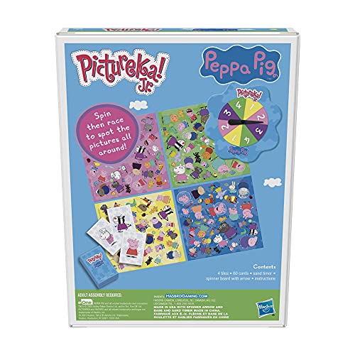 Hasbro Gaming Pictureka! Junior Peppa Pig – Picture Game for Preschoolers 4+ (No Reading Required)