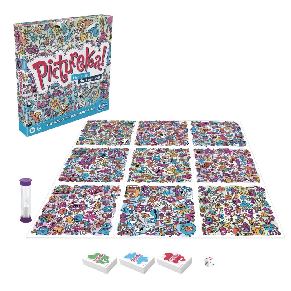 Hasbro Gaming Pictureka! - Fun Family Picture Hunt Game for Kids 6+