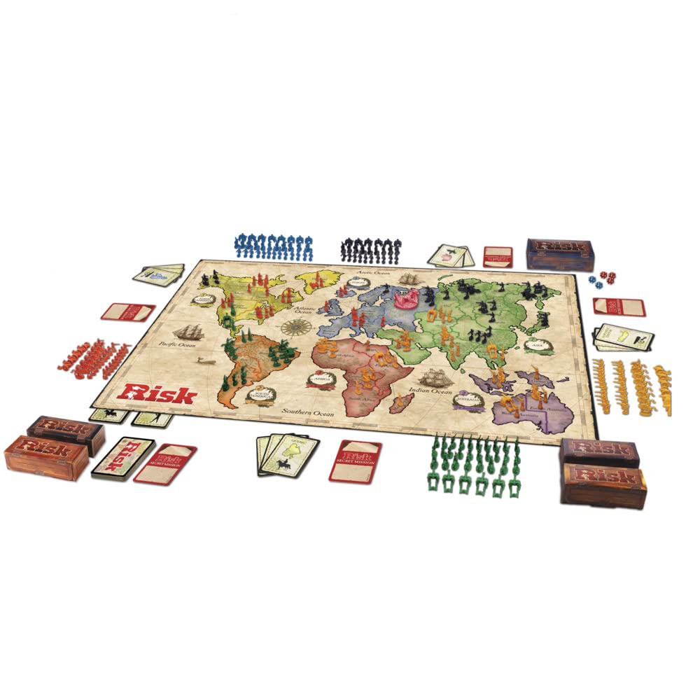 Hasbro Gaming Risk: Dragon Token and Alexa Skill – Strategy Board Game