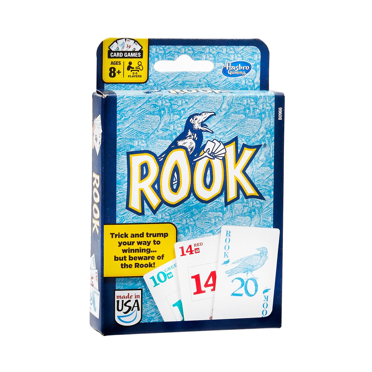 Hasbro Gaming Rook Card Game | Bidding & Trick-Taking Fun for 2–6 Players