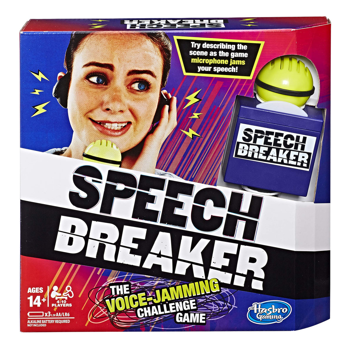 Hasbro Gaming Speech Breaker: Voice Jamming Party Game (Ages 14+)