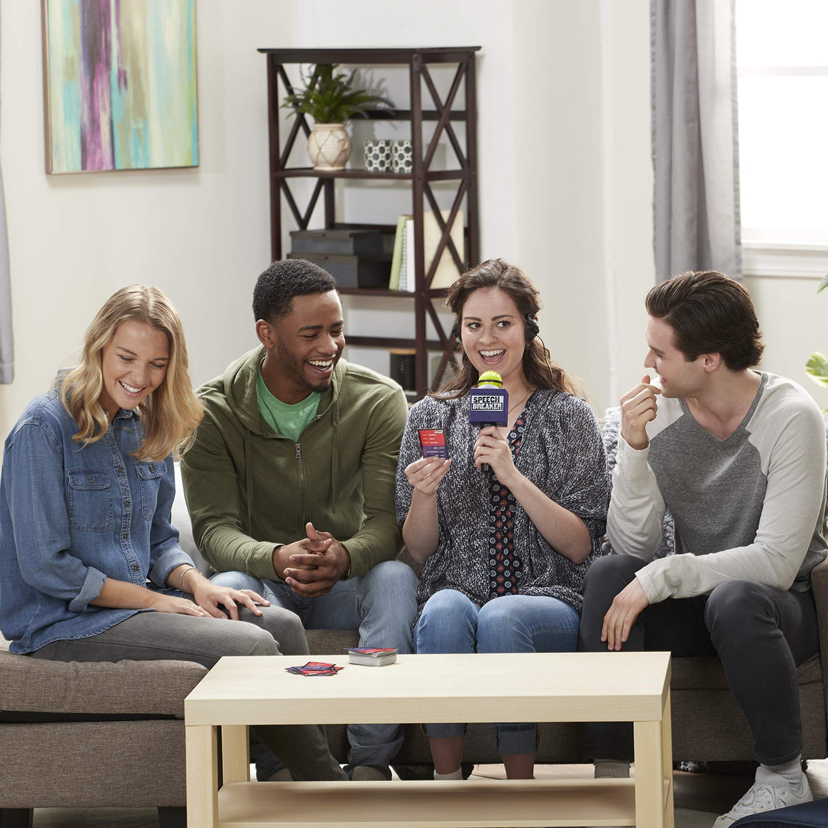 Hasbro Gaming Speech Breaker: Voice Jamming Party Game (Ages 14+)