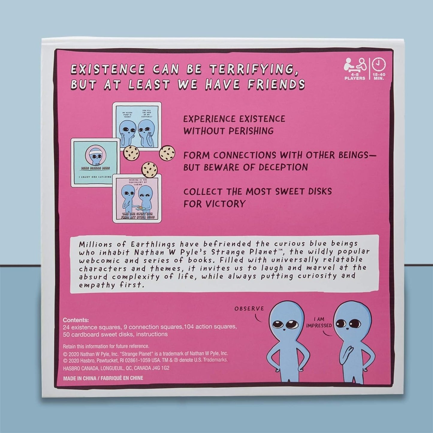 Hasbro Gaming Sweet Existence - Strange Planet Family Party Card Game (Ages 13+)