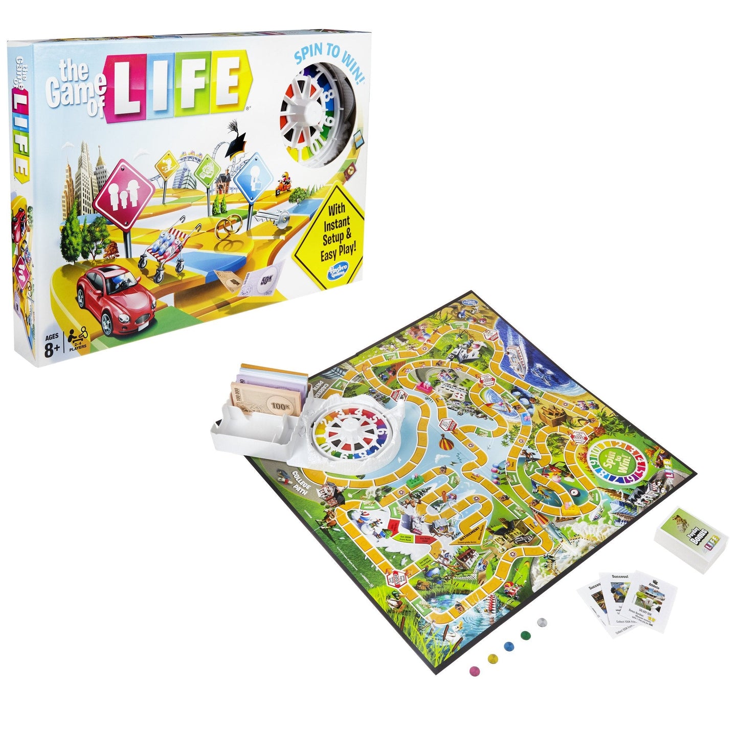 Hasbro Gaming The Game of Life – Classic Family Board Game