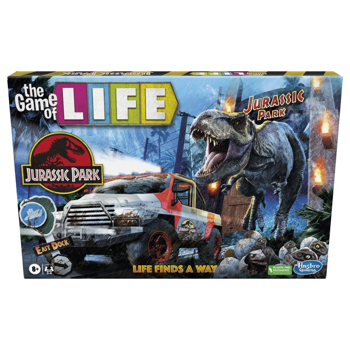 Hasbro Gaming The Game of Life Jurassic Park Edition – Family Board Game for Ages 8+