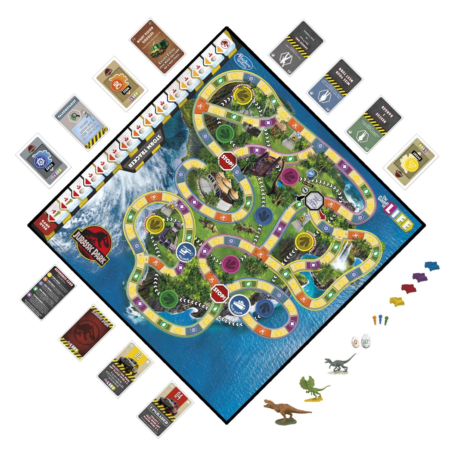 Hasbro Gaming The Game of Life Jurassic Park Edition – Family Board Game for Ages 8+