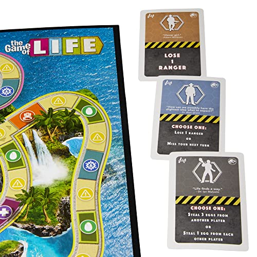 Hasbro Gaming The Game of Life Jurassic Park Edition – Family Board Game for Ages 8+